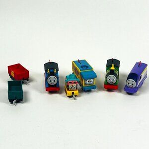 Thomas & Friends Mini Train Toy 4 Colorful Characters Engines & 2 Train Cars